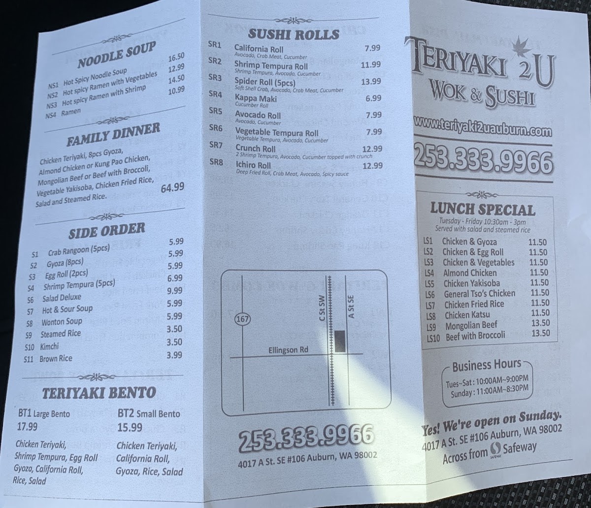 Teriyaki 2U Menu - Image 6